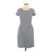 Boden Casual Dress Scoop Neck Short sleeves: Blue Dresses - Women's Size 6 Petite