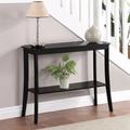 Lark Manor™ Fellows Slayter Lockheart Console Table w/ Storage Wood in Gray/Black/Brown | 30 H x 38 W x 14 D in | Wayfair