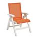 Grosfillex Expert Grosfillex Jamaica Beach Folding Chair Plastic in Orange | 40 H x 24.75 W x 29 D in | Wayfair UT095004