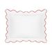 Home Treasures Linens Honeycomb Solid Color 100% Cotton Pillow Sham 100% Cotton in Pink/Blue/White | 20 H x 36 W in | Wayfair EMHOB5KSHAWLO