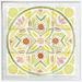 Bungalow Rose Citrus Tile III by Elyse DeNeige - Picture Frame Painting Paper in Yellow | 31.6" H x 31.6" W | Wayfair