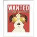 Latitude Run® Beach Bums Terrier I Wanted By Michael Mullan, Canvas Wall Art Canvas in White | 21.6" H x 17.6" W x 1.5" D | Wayfair