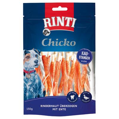 18x 150g RINTI Chicko Kaustangen Klein Ente Hundesnacks