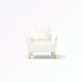 Armchair - Mercer41 Jamichael 31.5" W Armchair Velvet/Fabric in White | 37 H x 31.5 W x 31.5 D in | Wayfair 7CB53657786B430F8B666AEDD79BC40F