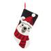 The Holiday Aisle® Christmas Polar Bear Stocking Polyester in Black/Red | 20.5 H x 10.25 W in | Wayfair 7F5C646AB3304073A1F313D9CA530ED2