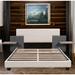 Latitude Run® Genoria Bed Wood in Brown/White | 36.3 H x 100 W x 82 D in | Wayfair C849D38A82744FE78C6C7BE90D2BFCA6