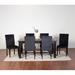 Red Barrel Studio® Boppery 6 - Person Dining Set Wood in Black/Brown | 30 H x 38 W x 64 D in | Wayfair 7D08CABC0EF14ED78A659C9014C1BBCF