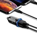 car charger 4.8A 24W HKNOKE fast charging usb for cellphone iPhone 14/14 Plus/14 Pro Max iPad Samsung Galaxy s10