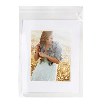 Crystal Clear Bags with Adhesive Flap for 12 x 9 Photography Drawings or Prints Actual Bag Size: 12 7/16" x 9 1/4" 100 Bags |