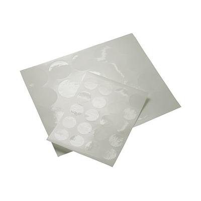 Clear Round Stickers 1 1/4" Sheet of 20