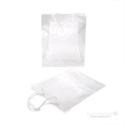 8 5/8" x 3" x 10 3/4" Clear Colored Gift Bag 10 Pieces