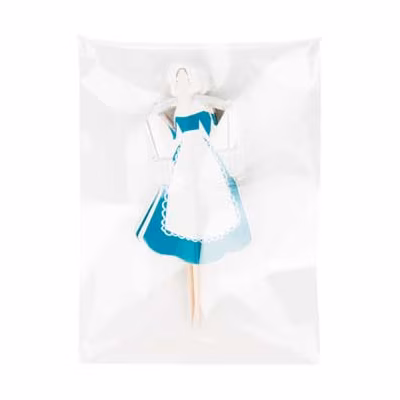 Small Reclosable Flap Clear Bags For Crafts Jewelry and Favors Bag Size: 2 11/16
