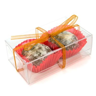Clear Boxes - Great for Caramels Taffy Soaps Party Favors Box Size: 2 1/8" x 1 1/4" x 3 5/8" 25 Boxes Crystal Clear Boxes