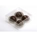 Truffle Boxes Chocolate Boxes Crystal Clear 4 1/4" x 1 5/8" x 4 1/4" 25 Pieces
