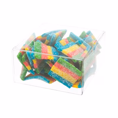 Clear Boxes for Wedding Favors Chocolates Truffles Candy Box Size: 2 3/4" x 1 7/16" x 2 3/4" 25 Boxes Crystal Clear Boxes