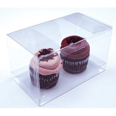 Cupcake Boxes Double Cupcake Clear Box & Cupcake T...