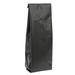 Coffee Bags Matte Black Gusset Bags 3 3/8" x 2 1/2" x 13" 50 Pieces