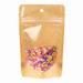 X-Small Kraft w/ Clear Front Zipper Pouch Bags Food Safe for Nuts or Samples Bag Outer Dimensions: 3 1/8" x 2" x 5 1/8" 100 Bags |