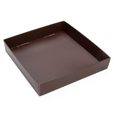 Chocolate Brown Paper Box Bottom 5 1/8