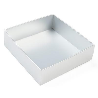 Matte Silver Paper Box Bottom 3 1/8