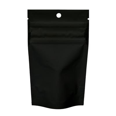 Matte Black Child Resistant Pouch Bags|3 1/8