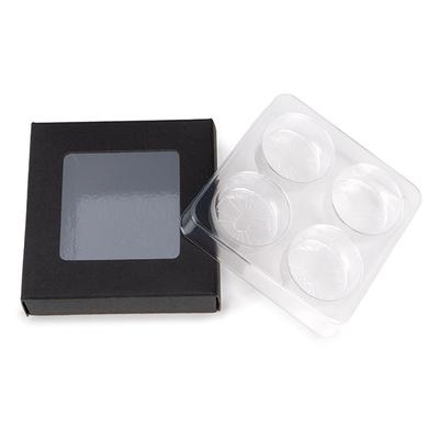 Black Kraft Artisan Candy Box Set, Round Insert 2 3/4" x 13/16" x 2 11/16" 25 pack