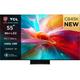 55" TCL 55C845K Smart 4K Ultra HD HDR Mini LED QLED TV with Google Assistant, Black