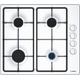 BOSCH Serie 2 PBP6B2B60 Gas Hob - White, White