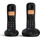 BT Everyday Cordless Phone - Twin Handsets, Black