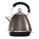 DAEWOO Glace Noir SDA2052 Traditional Kettle - Silver & Black