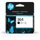 HP 364 Original Black Ink Cartridge, Black