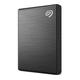 SEAGATE One Touch External SSD - 500 GB, Black, Black