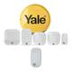 Yale Sync IA-320 Smart Home Alarm Family Kit & Door / Window Contact Bundle, White