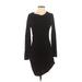 Banana Republic Casual Dress - Bodycon: Black Solid Dresses - Women's Size Small