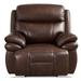 Hydeline Springdale Zero Gravity Power Recline and Headrest Top Grain Leather Chair with Built in USB Ports