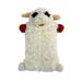 Multipet Lamb Chop Squeaker Mat Plush Dog Toy 9