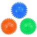 petizer 3-Pack 2.5/3.5 Squeaky Dog Toy Balls Floating Dog Pool Balls Dog Spiky Balls Interactive Fetch Toys for Puppy Dog Chew Toys for Boredom for Small Medium and Large Dogs