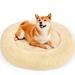 Dog Bed or Cat Bed for Indoor Pets The Original Calming Shag Donut Cuddler Dog Beds for Small Medium Large Dogs