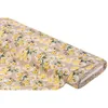 Viskose-Crêpe Rosen, taupe/gelb