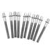 10x Metal Drum Tight Screw Screw Rods Replacement Musical Instrument Accessory Drums Accessories Mounting Hardware Tension Rods Percussion 6mmx70mm