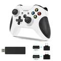 Wireless Controller for Xbox One Game Controller Gamepad 2.4GHZ Game Controller Compatible with Xbox One/One S/One X/One Series X/S /Elite/PC Windows 7/8/10 with Built-in Dual Vibrationï¼ˆWhiteï¼‰