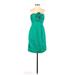 J.Crew Factory Store Cocktail Dress: Green Dresses - Women's Size 00