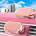 NIYEVN [2 Pack] Magnetic Phone Holder for Car[Upgrade Magnet] Phone Mount for Car Car Phone Holder Mount 360 Adjustable Dashboard Car Mount Fits Samsung iPhone etc All Smartphones (Pink)