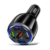 5-Port USB Fast Car Charger QC3.0 Fast Charging Car Charger Adapter 5 Multi Port Cigarette Lighter USB Charger Car Phone Charger Compatible with iPhone/Android/Samsung Galaxy S10 S9 Plus and More