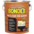 BONDEX Holzschutzlasur "HOLZLASUR FÜR AUSSEN" Farben Gr. 4000 ml, braun (kastanie) Holzlasuren