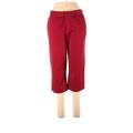 Lauren Jeans Co. Khakis - High Rise: Red Bottoms - Women's Size 10 Petite