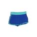 The Children's Place Shorts: Blue Color Block Bottoms - Women's Size 7