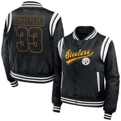 Pittsburgh Steelers WEAR by Erin Andrews Bomberjacke – Damen Image