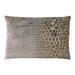 Kevin O'Brien Studio Snakeskin Lumbar Velvet Pillow Cover & Insert Down/Feather/Velvet in Brown | 14 H x 20 W x 5 D in | Wayfair SNP-H66-1420