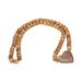 Dakota Fields Coreatha 26" Beaded en Garland w/ Heart - Contemporary Rustic Farmhouse Natural en Bead Home Décor in Brown | 1 H x 2 D in | Wayfair